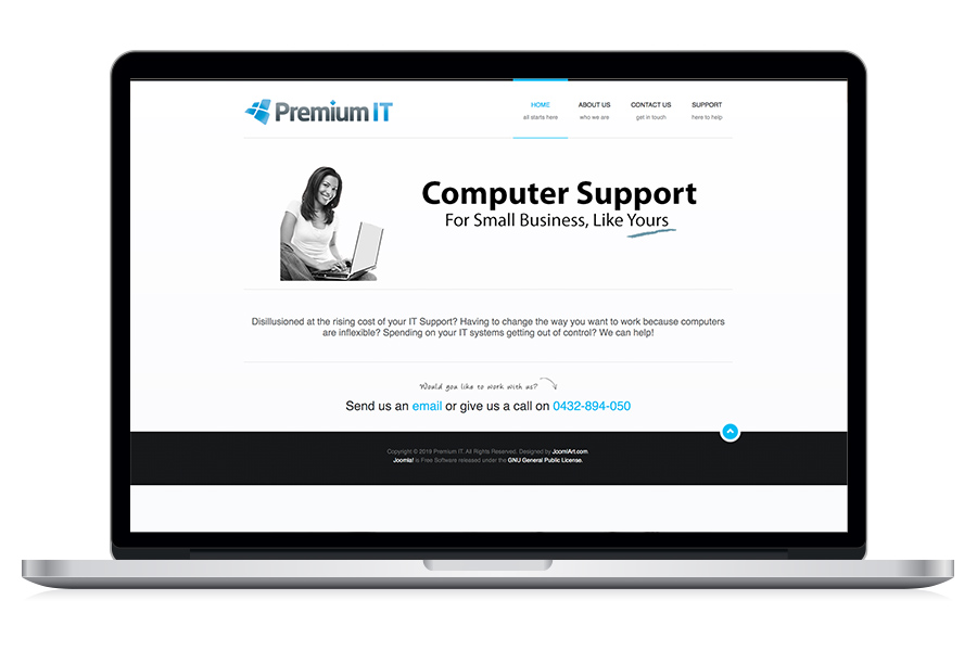 Case Study - Premium IT Website Redesign 1